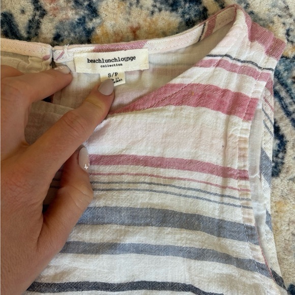 soldBeach Lunch Lounge  linencotton dress - Picture 2 of 4